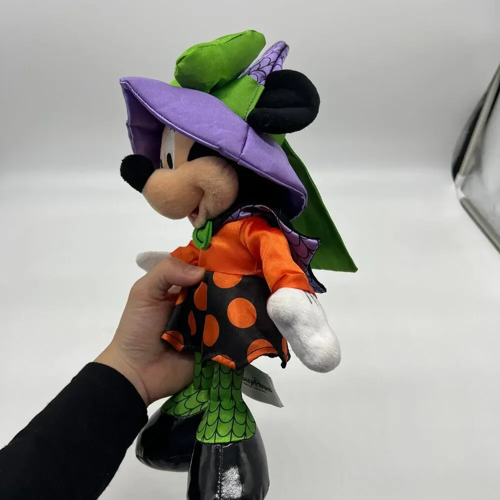 Disney Parks Minnie Mouse Halloween Plush Stuffed Dolls Witch 12